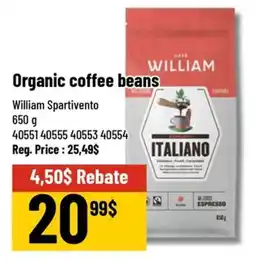 Mayrand Organic coffee beans offer