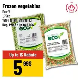 Mayrand Frozen vegetables offer