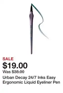 Sephora Urban Decay 24/7 Inks Easy Ergonomic Liquid Eyeliner Pen offer