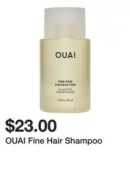Sephora OUAI Fine Hair Shampoo offer