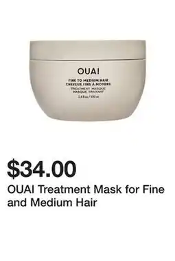 Sephora OUAI Treatment Mask for Fine and Medium Hair offer