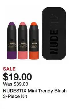Sephora NUDESTIX Mini Trendy Blush 3-Piece Kit offer
