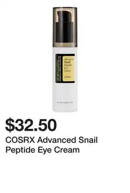Sephora COSRX Advanced Snail Peptide Eye Cream offer