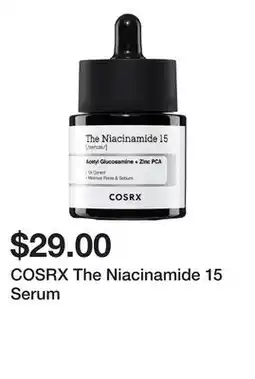 Sephora COSRX The Niacinamide 15 Serum offer