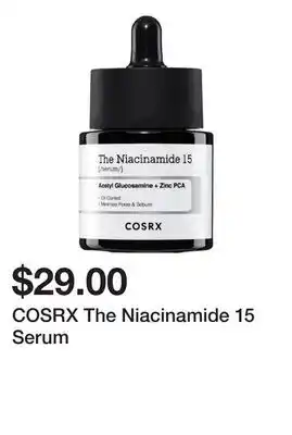 Sephora COSRX The Niacinamide 15 Serum offer