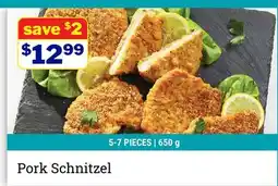 M & M Food Market Pork Schnitzel offer