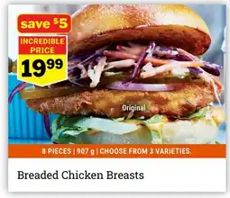 M & M Food Market Breaded Chicken Breasts offer