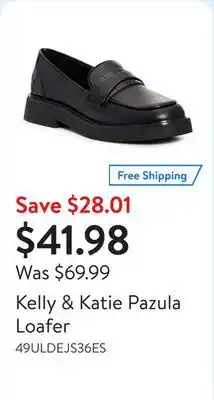 Walmart Kelly & Katie Pazula Loafer offer