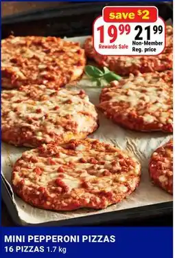 M & M Food Market MINI PEPPERONI PIZZAS offer