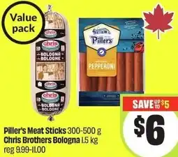 FreshCo Piller's Meat Sticks and Chris Brothers Bologna offer