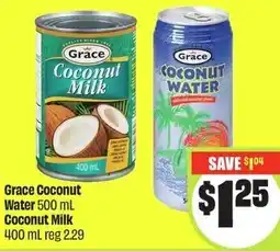 FreshCo Grace Coconut Water or Coconut Milk offer