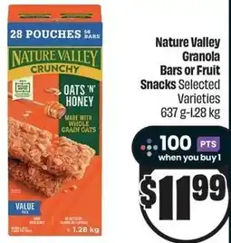 FreshCo Nature Valley Granola Bars or Fruit Snacks offer