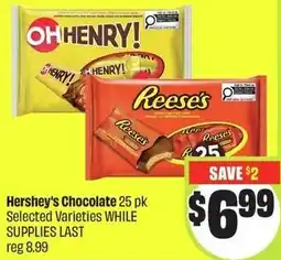 FreshCo Hershey's Chocolate offer