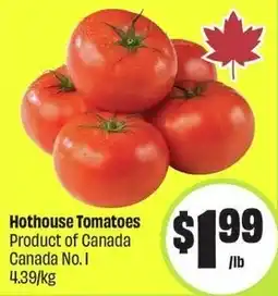 FreshCo Hothouse Tomatoes offer