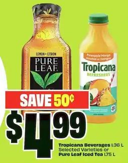 FreshCo Tropicana beverages or pure leaf tea offer