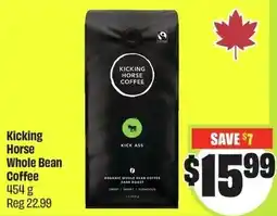 FreshCo Kicking horse whole bean coffee offer