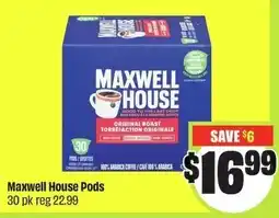 FreshCo Maxwell house pods offer