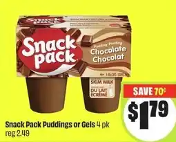 FreshCo Snack pack puddings or gels offer