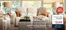 La Z Boy Hawthorn Fabric Reclining Sofa offer
