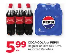 Rexall COCA-COLA or PEPSI Regular offer