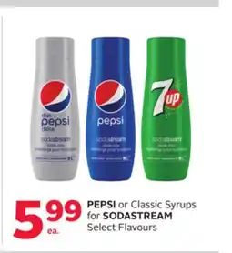 Rexall PEPSI or Classic Syrups for SODASTREAM offer