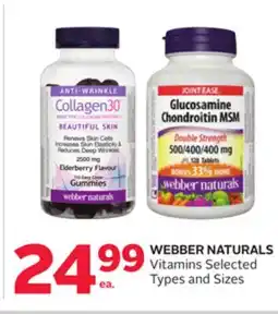 Rexall WEBBER NATURALS Vitamins offer