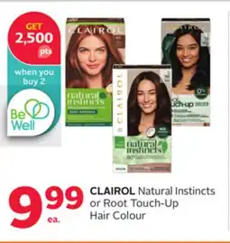 Rexall CLAIROL Natural Instincts or Root Touch-Up Hair Colour offer