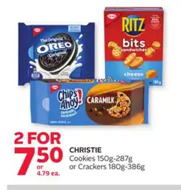 Rexall CHRISTIE Cookies 150g-287g or Crackers 180g-386g offer