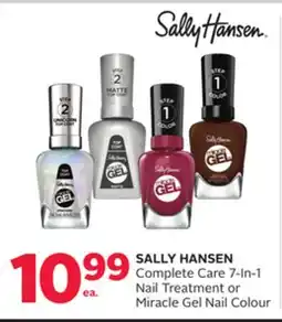 Rexall SALLY HANSEN Complete Care 7-In-1 Nail Treatment or Miracle Gel Nail Colour offer