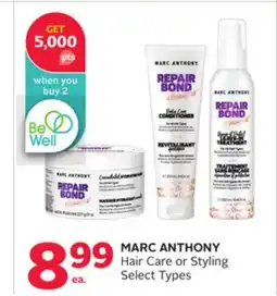 Rexall MARC ANTHONY Hair Care or Styling offer