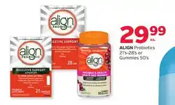 Rexall ALIGN Probiotics 21' s-28' s or Gummies 50' s offer