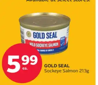 Rexall GOLD SEAL Sockeye Salmon offer