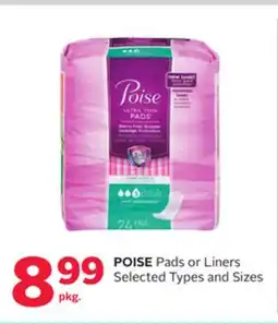 Rexall POISE Pads or Liners offer
