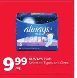 Rexall ALWAYS Pads offer