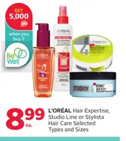 Rexall L'ORÉAL Hair Expertise, Studio Line or Stylista Hair Care offer