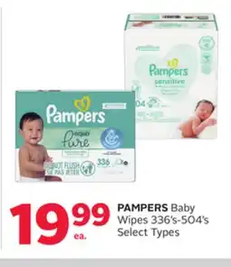Rexall PAMPERS Baby Wipes offer