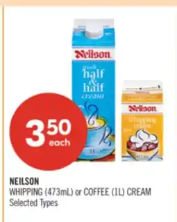 Shoppers Drug Mart NEILSON WHIPPING (473mL) or COFFEE (1L) CREAM offer