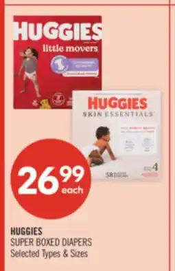 Shoppers Drug Mart HUGGIES SUPER BOX£D DIAPERS offer