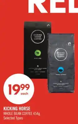 Shoppers Drug Mart KICKING HORSE WHOLE BEAN COFFEE offer