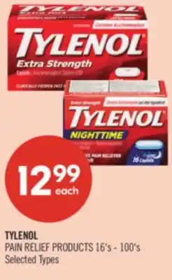 Shoppers Drug Mart TYLENOL PAIN RELIEF PRODUCTS offer