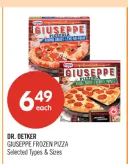 Shoppers Drug Mart DR. OETKER GIUSEPPE FROZEN PIZZA offer