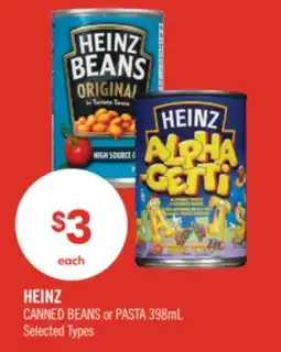 Shoppers Drug Mart HEINZ CANNED BEANS or PASTA offer