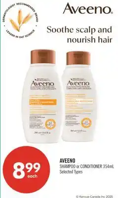 Shoppers Drug Mart AVEENO SHAMPOO or CONDITIONER offer