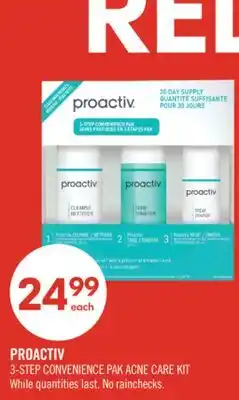 Shoppers Drug Mart PROACTIV 3-STEP CONVENIENCE PAK ACNE CARE KIT offer