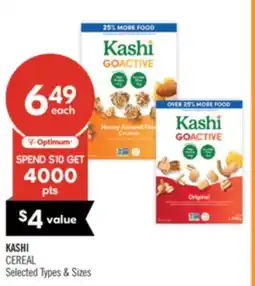 Shoppers Drug Mart KASHI CEREAL offer