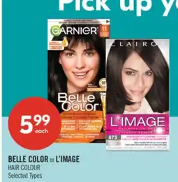 Shoppers Drug Mart BELLE COLOR or L'IMAGE HAIR COLOUR offer