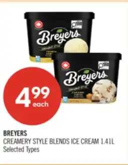 Shoppers Drug Mart BREYERS CREAMERY STYLE BLENDS ICE CREAM offer