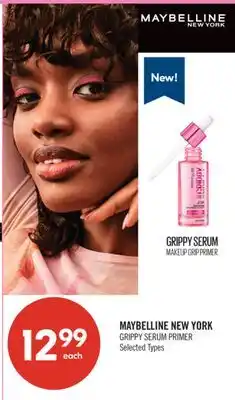 Shoppers Drug Mart MAYBELLINE NEW YORK GRIPPY SERUM PRIMER offer