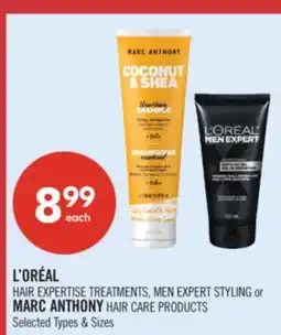 Shoppers Drug Mart L'ORÉAL HAIR EXPERTISE TREATMENTS, MEN EXPERT STYLING or MARC ANTHONY HAIR CARE PRODUCTS offer