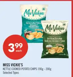 Shoppers Drug Mart MISS VICKIE'S KETTLE COOKED POTATO CHIPS offer